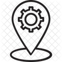 Gerenciamento De Localizacao Gerenciamento De GPS Marcador De Localizacao Ícone