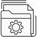Gerenciamento De Pastas Configuracao De Pastas Gerenciamento De Conteudo Ícone