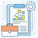 Analise De Crescimento Relatorio De Vendas Analise De Projetos Ícone