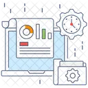 Tempo De Tarefa Tempo De Projeto Agenda Ícone