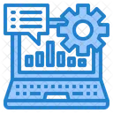 Relatorio Engrenagem Grafico Ícone
