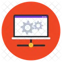 Configuracoes Da Web Gerenciamento De Sistema Rede De Computadores Ícone