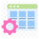 Site Gerenciamento Desenvolvimento Ícone