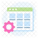 Site Gerenciamento Desenvolvimento Ícone