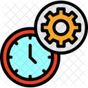 Gerenciamento De Tempo Tempo De Trabalho Eficiente Alocacao De Tempo Produtivo Icon