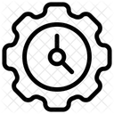 Configuracao De Horario Preferencia Programacao Ícone