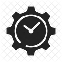 Tempo Gerenciamento Configuracoes Ícone
