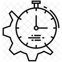 Gerenciamento De Tempo Configuracoes De Tempo Produtividade Ícone