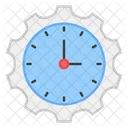 Gerenciamento De Tempo Eficiencia Engrenagem De Tempo Icon