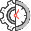 Gerenciamento De Tempo Configuracao De Tempo Preferencia Ícone