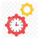 Tempo Gerenciamento Configuracoes Ícone