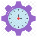 Tempo Gerenciamento Configuracoes Ícone