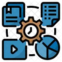 Gerenciamento De Tempo Eficaz Flexibilidade De Trabalho Gerenciamento De Tempo Ícone