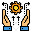 Gerenciamento Configuracao Mao Ícone