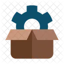 Administrador De Paquetes Logistica Servicio De Entrega Icono