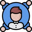 Projeto Gerente Equipe Ícone