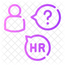 Gerente De RH RH Recrutamento Icon