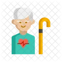 Geriatrics Senior Citizen Elderly Icon
