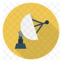 Schussel Satellit Antenne Symbol