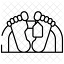 Gerichtsmediziner Arzt Autopsie Symbol