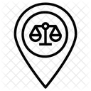 Gerichtsstandort  Symbol
