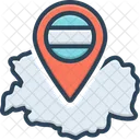 German Country Location Icon