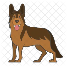 German Shepherd  Icon