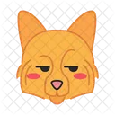 German Spitz Dog Smirking Icon