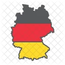 Germany Country Geograpgy Icon