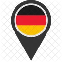 Germany Location Pointer Icon