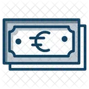 German Euro Paper Money Banknote Icon