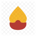 Gerostete Kastanien Wintergenuss Feuergerostet Symbol