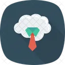 Geschaft Mode Cloud Symbol