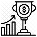 Geschäftlicher Erfolg  Symbol