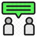 Geschäftschat  Symbol