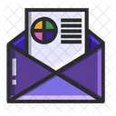 Geschäftliche E-Mail  Symbol