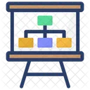Geschaftsdaten Produktivitatsanalyse Geschaftsprasentation Symbol