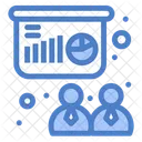 Geschäfts Präsentation  Symbol