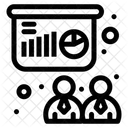 Geschäfts Präsentation  Symbol