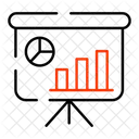Geschäfts Präsentation  Symbol
