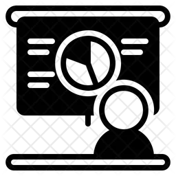 Geschäfts Präsentation  Symbol