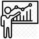 Geschäfts Präsentation  Symbol