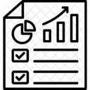 Geschäfts- und Geldanalyse  Symbol