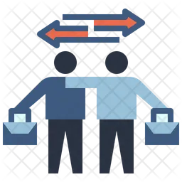 Geschäftsveränderung  Symbol