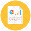 Geschaftsbericht Marketingbericht Datenanalyse Symbol