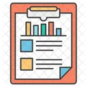 Geschaftsbericht Geschaftsdaten Geschaftsinfografik Symbol
