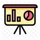 Berichtsprasentation Statistik Diagramm Symbol