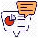 Geschäftschat  Symbol