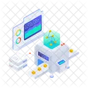 Geschaftsdaten Dashboard Metriken Symbol