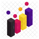 Geschaftsdaten Polyliniendiagramm Datenanalyse Symbol